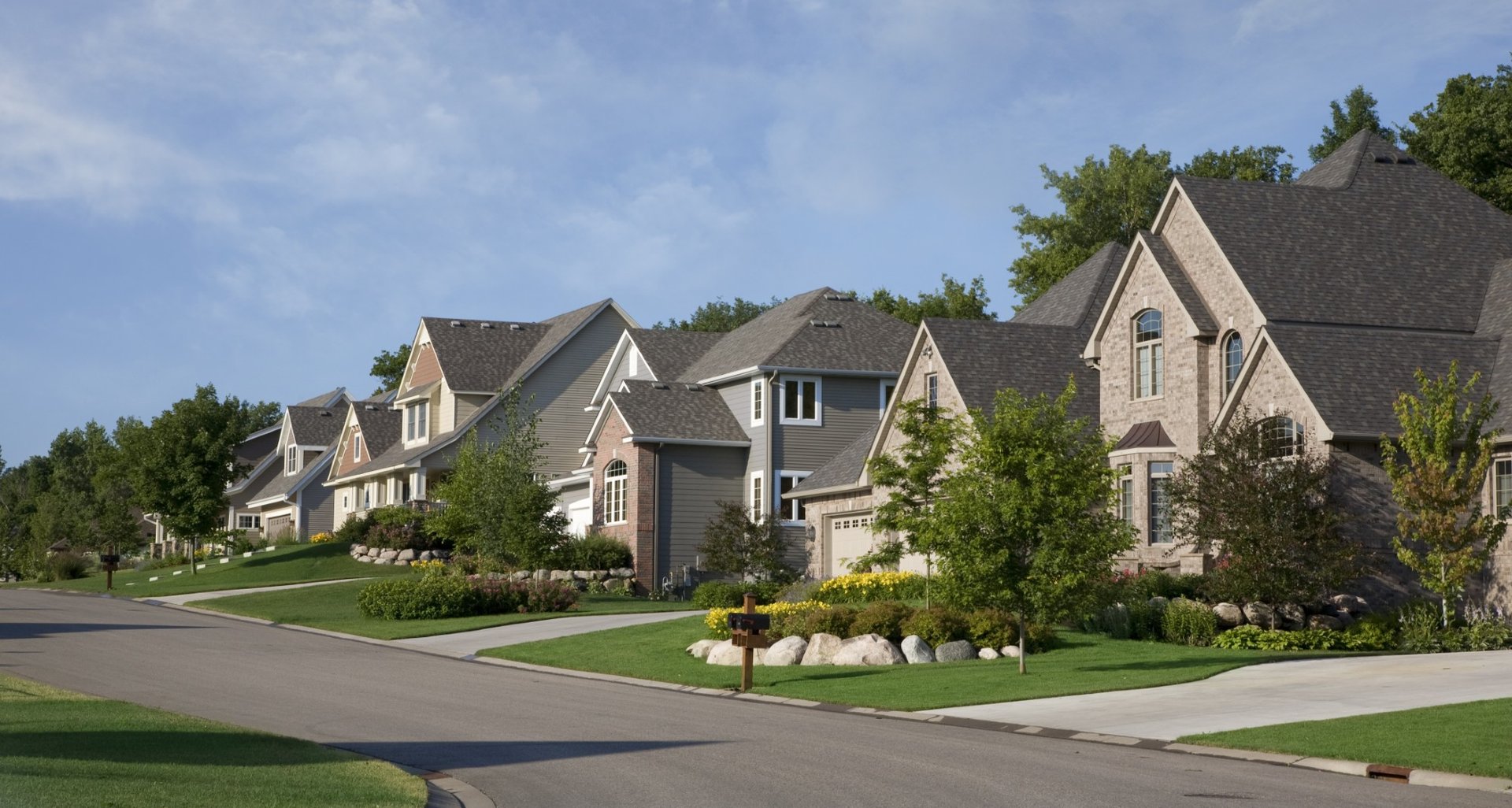 shingle roof neighborhood